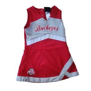 Toddler Buckeyes Cheerleader outfit size 3T